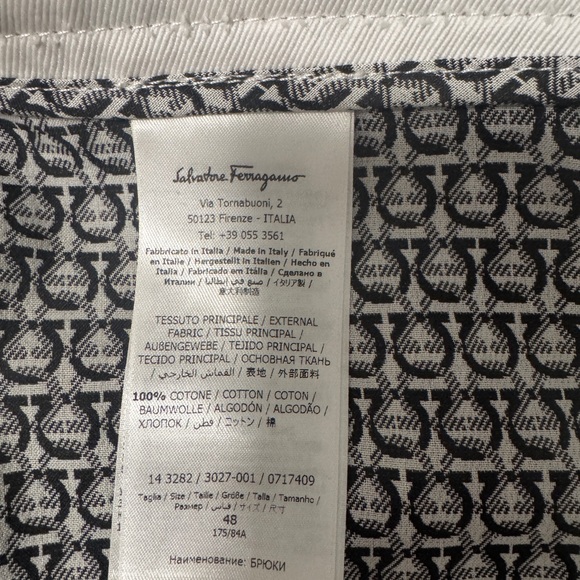% 💯 authentic Salvatore Rerragamo pants size 48 - Picture 4 of 7